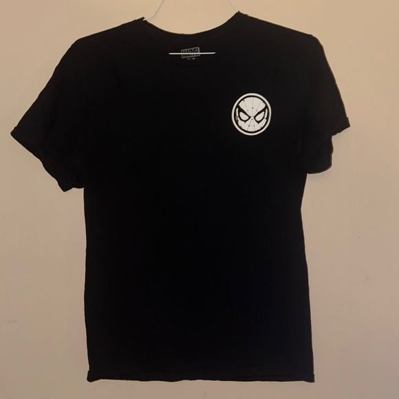 Spiderman Medium Black Marvel Men's T-Shirt - Picture 1 of 4